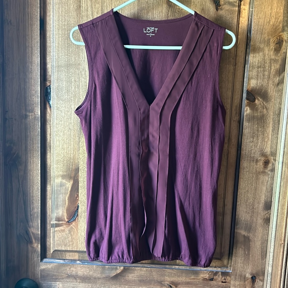 Plum colored tank